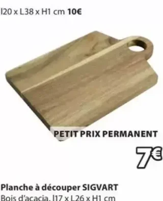 Planche à découper SIGVART