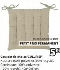 Coussin de chaise GULLRISP