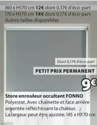Store enrouleur occultant FONNO