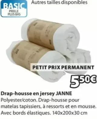 Drap-housse en jersey JANNE