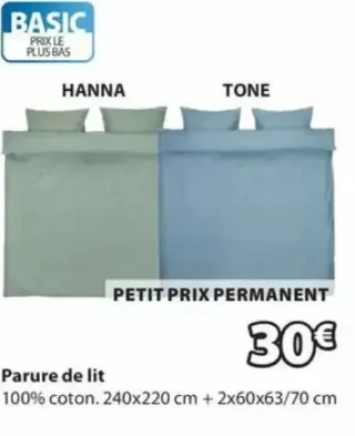 Parure de lit HANNA TONE