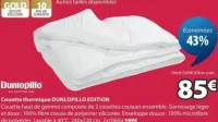 Couette thermique DUNLOPILLO EDITION Dunlopillo