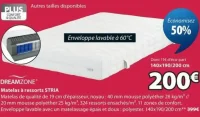 Matelas à ressorts DREAMZONE STRIA