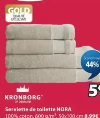 Serviette de toilette NORA KRONBORG