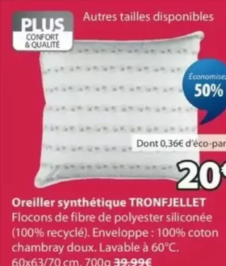 Oreiller synthétique TRONFJELLET