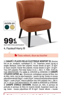 Fauteuil Harry III