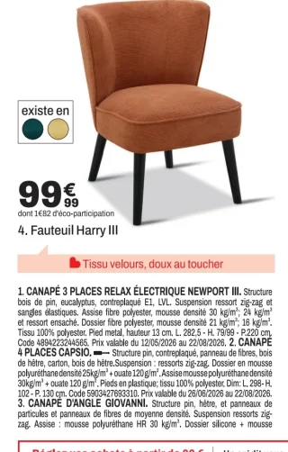 Fauteuil Harry III