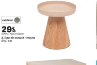 Bout de canapé Hercyna Ø 40 cm