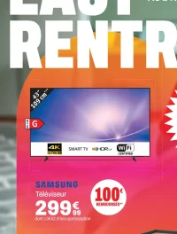 Téléviseur 43" Samsung