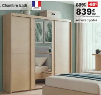 Armoire 3 portes Izadi