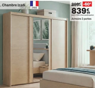 Armoire 3 portes Izadi
