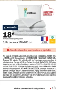 Dreaméa Kit douceur 140x200 cm