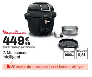 Moulinex Multicuiseur intelligent Cookeo Infinity CE9828F0