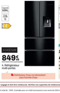 Réfrigérateur multi-portes Signature