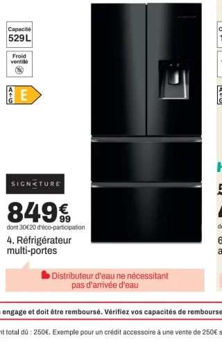Réfrigérateur multi-portes Signature
