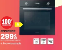 Four encastrable Rosières R FC33586PN1