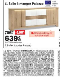 Buffet 4 portes Palazzo