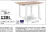 Promo Table L. 80 / 120 cm Dora