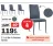 Promo Lot de 4 chaises Annie