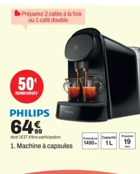 Machine à capsules Philips LM8012/60