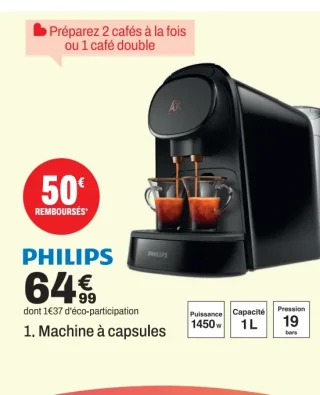 Machine à capsules Philips LM8012/60