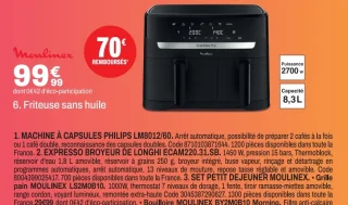 Friteuse sans huile MOULINEX