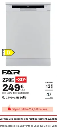 FAR Lave-vaisselle