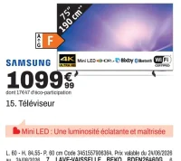 Téléviseur SAMSUNG 75M74H