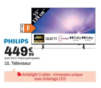 Téléviseur PHILIPS 55PUS8550/12