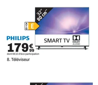 Téléviseur PHILIPS 32PHS6050