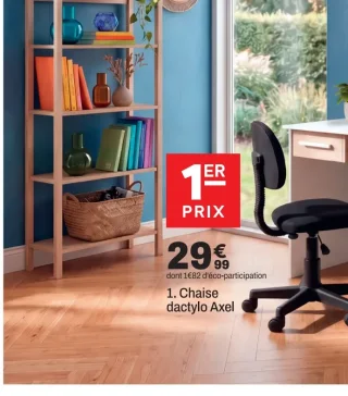 Chaise dactylo Axel