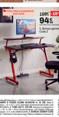 Bureau gamer Code 2