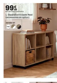 Séparation 6 cases Next