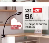 Lampe de bureau Pins LED