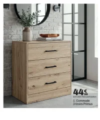 Commode 3 tiroirs Primus