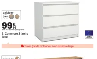 Commode 3 tiroirs Best