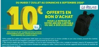 Bon d'achat de 10€ offert pour la reprise de votre ancien cartable ou sac à dos scolaire