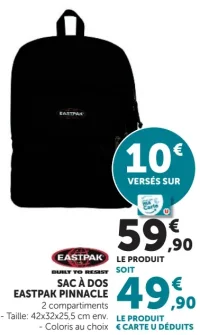 Sac à dos Eastpak Pinnacle 2 compartiments