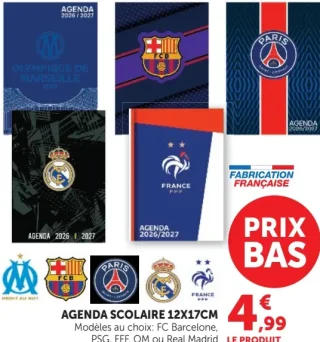 Agenda Scolaire 12x17cm