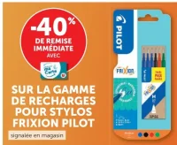 Recharges pour stylos Frixion Pilot