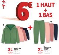 Gilet zippé et Pantalon de jogging enfant