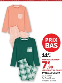 Pyjama Enfant U essentiel