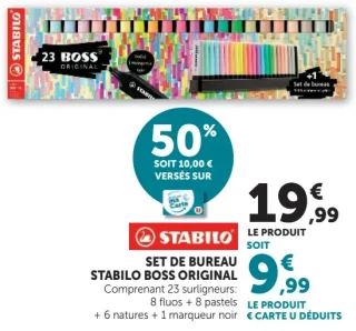 Set de bureau STABILO BOSS ORIGINAL