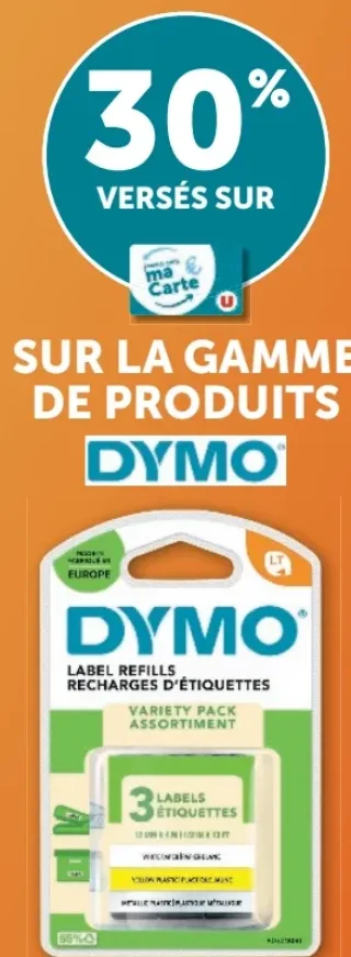 Recharges d'étiquettes Dymo