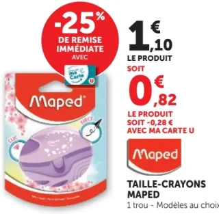 Taille-crayons Maped 1 trou