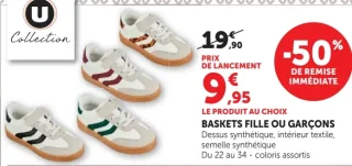 Baskets fille ou garçons U Collection
