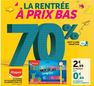 Maped Colorpeps Long Life 24 Feutres de coloriage