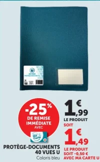 Protège-documents 40 vues U