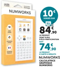 Calculatrice Graphique Numworks