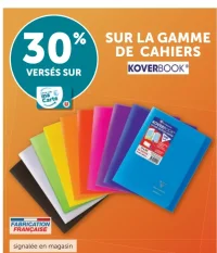 Sur la gamme de cahiers Koverbook